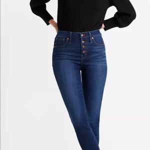 Madewell NWT Button fly jeans 26